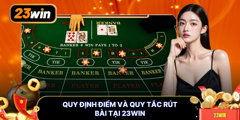 Quy định điểm và quy tắc rút bài tại 23WIN