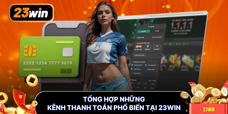 Tổng hợp những kênh thanh toán phổ biến tại 23WIN